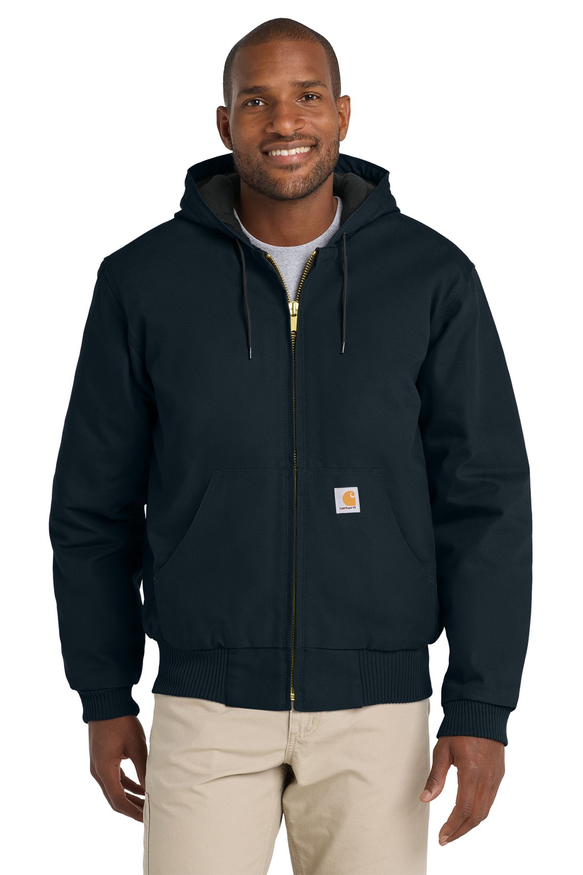 Carhartt® Quilted-Flannel-Lined Duck Active Jacket